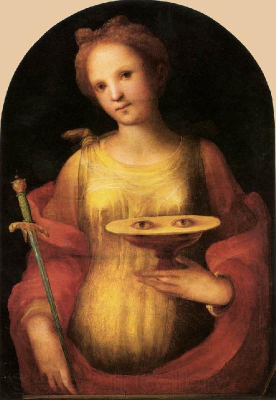 BECCAFUMI, Domenico St Lucy fgg Norge oil painting art